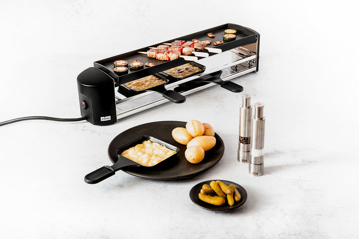 Stöckli Cheeseboard Grill – Racletteofen Schwarz – Schweizer Racletteofen von Stöckli