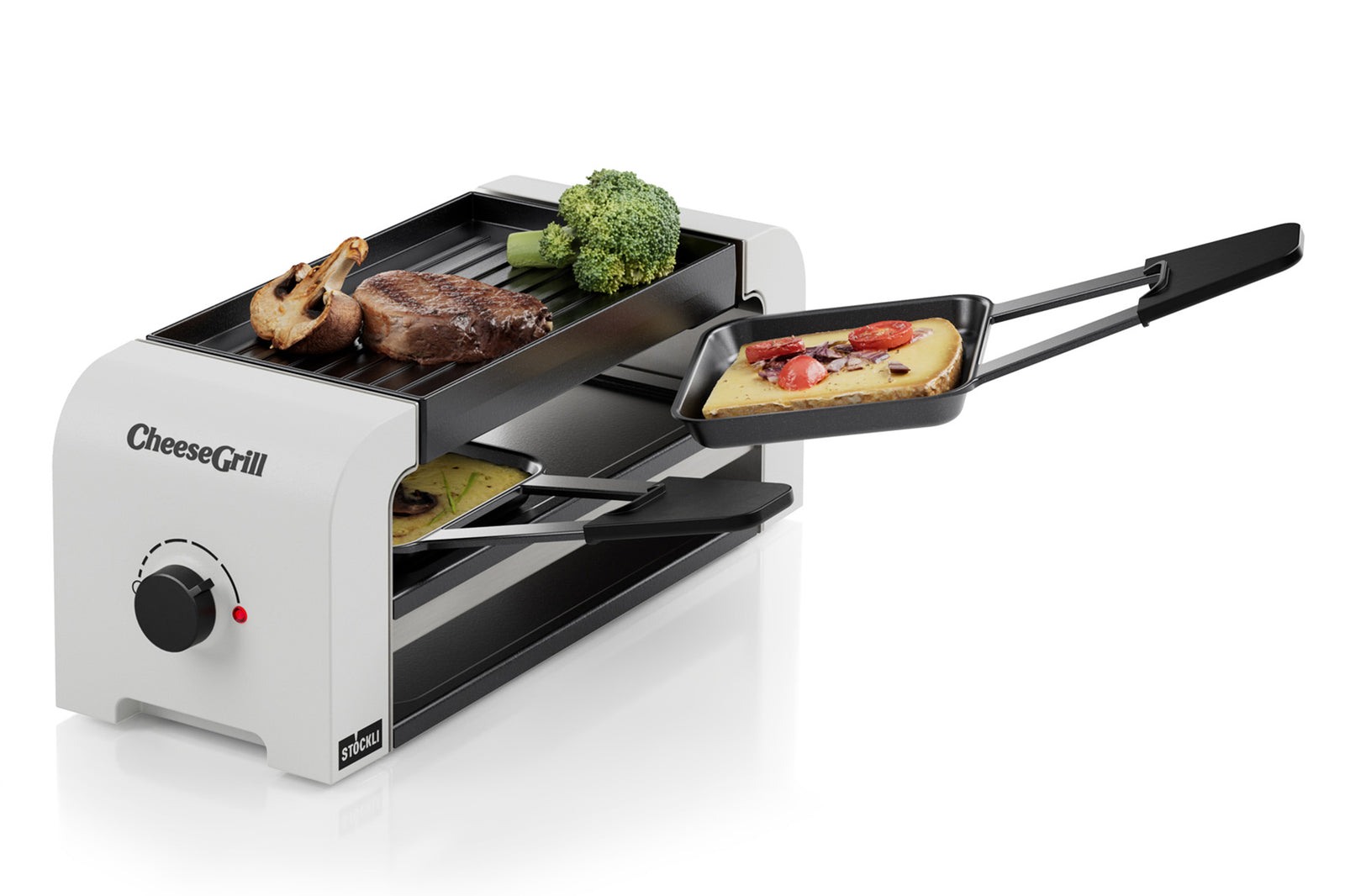 Weiss – Schweizer Racletteofen von Stöckli