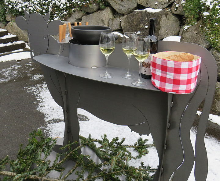 Fondue-Kuh für 8 Personen