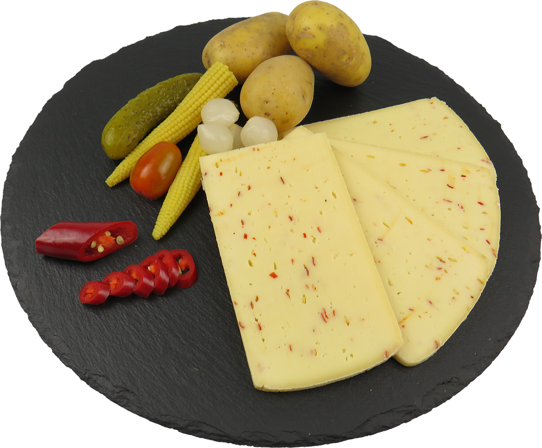 Raclette Käse "Chili rezent und scharf"