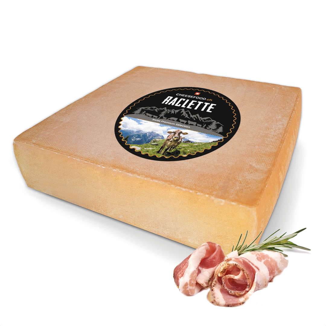 Raclette Käse "Speck" Laib (ganz)